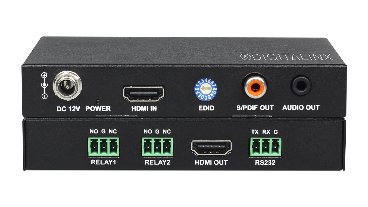 Liberty AV DL-UHDILC Huddle Solution HDMI In-Line Auto Sensing RS-232 Controller