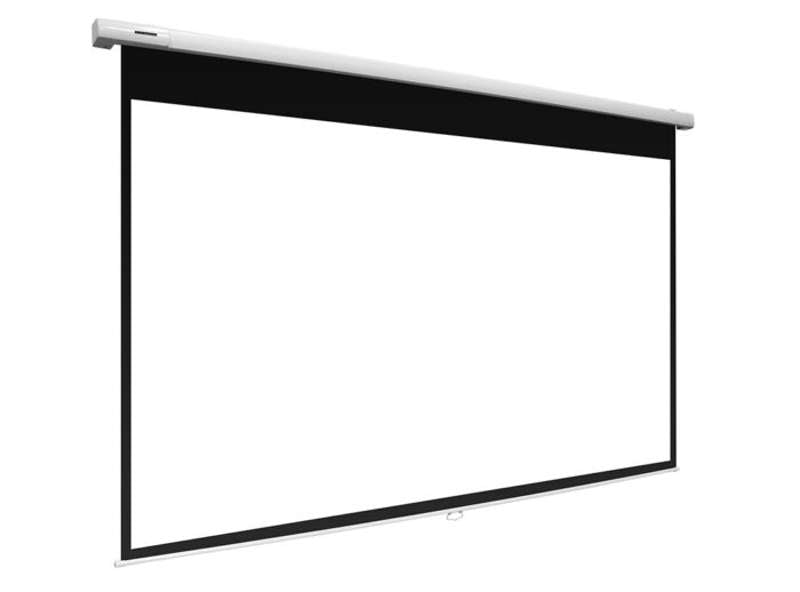 Elite Manual SRM Pro Series, 84-inch Diag., 16:9 Manual Screen, MaxWhiteFiberglass (FG) Material