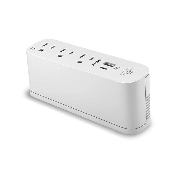Wiremold ModPower End Unit, On Surface, White