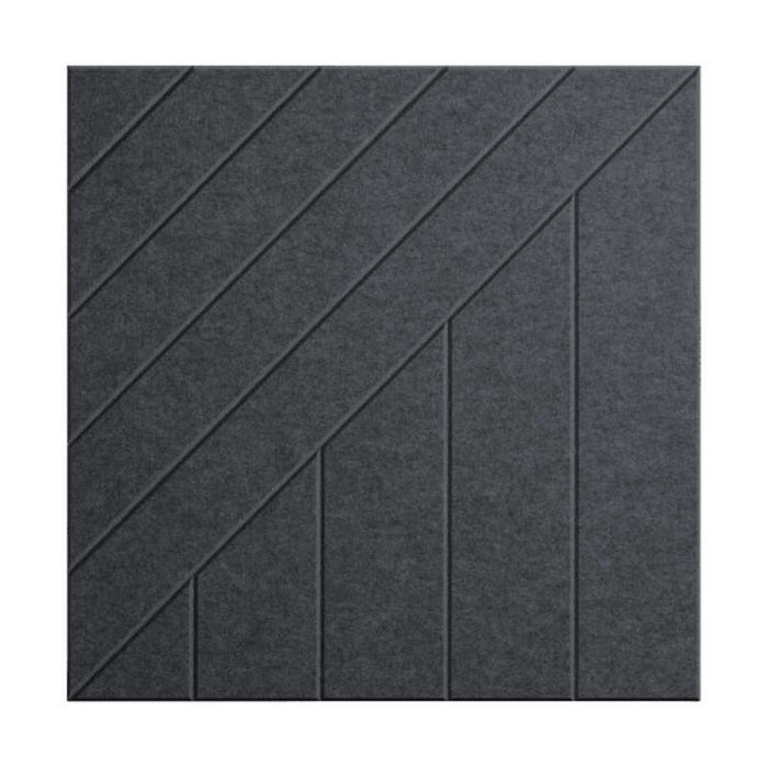 Middle Atlantic Focal Point TruTile Acoustic Wall Panel in Classic White, Wide Slant Pattern
