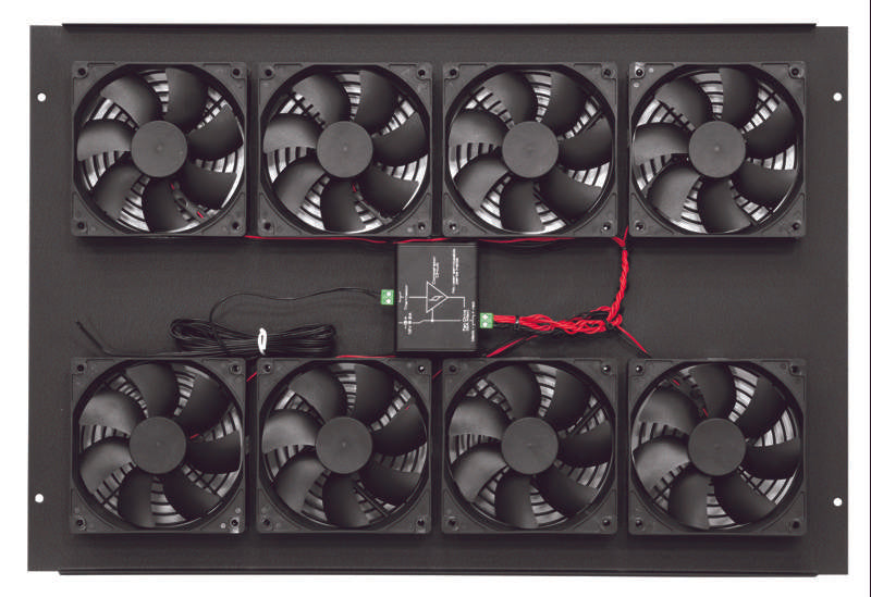Middle Atlantic 552 CFM Fan Top, with Controller for BGR Series