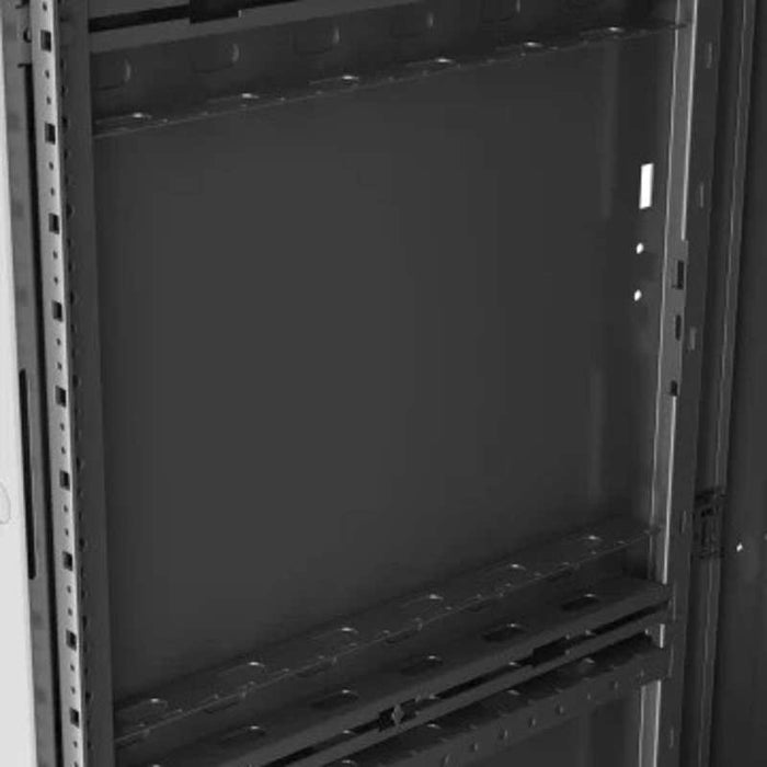 Middle Atlantic DWR Series Pivoting Wall Rack, 18 Rack Units, 22in Depth