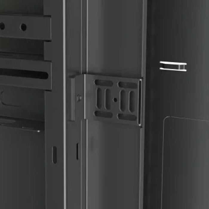 Middle Atlantic DWR Series Pivoting Wall Rack, 18 Rack Units, 22in Depth