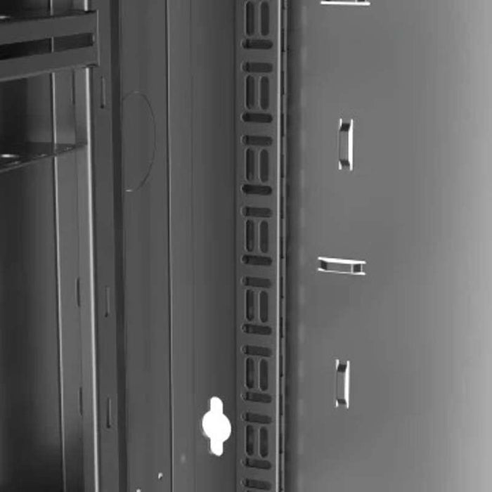 Middle Atlantic DWR Series Pivoting Wall Rack, 18 Rack Units, 22in Depth