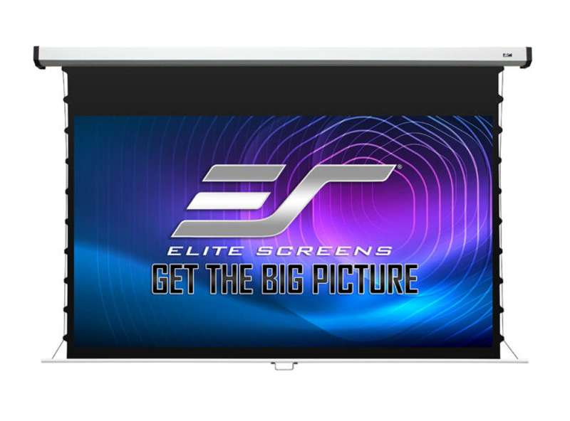 Elite Manual Tab-Tension 2 Series, 106-inch Diag., 16:9 Manual Screen, CineWhite UHD-B Material