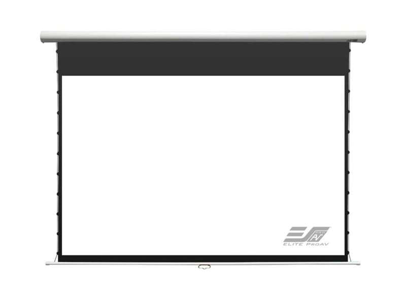 Elite Manual Tab-Tension Pro Series, 123-inch Diag. 16:10 Manual Screen, CineWhite UHD-B Material