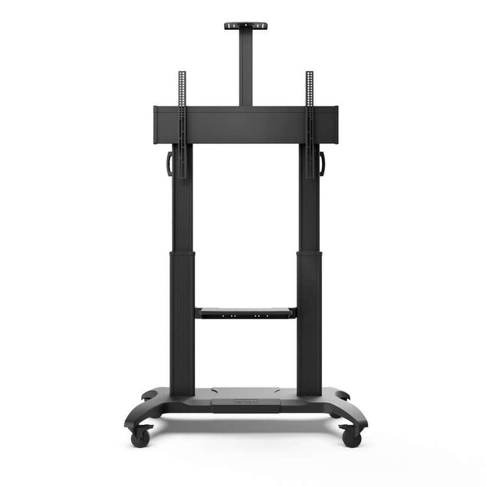 Kanto Mobile TV Mount - Aluminum Base - with Adjustable Shelf for 60-inch to 100-inch TVs