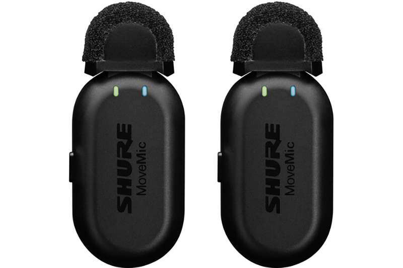 Shure MoveMic Two Two-Channel Wireless Lavalier Microphones