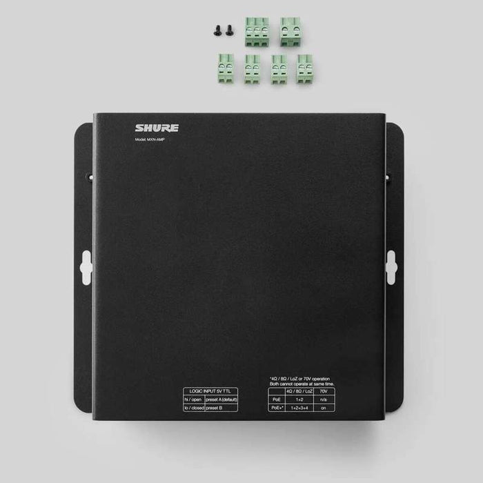 Shure MXN-AMP PoE Powered Networked Amplifier