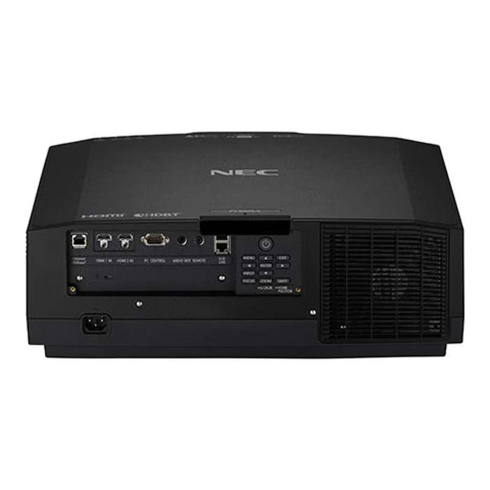 NEC NP-PV710UL-B1-13ZL 7100-Lumen Professional Installation Projector w/ Lens and 4K support (Black)