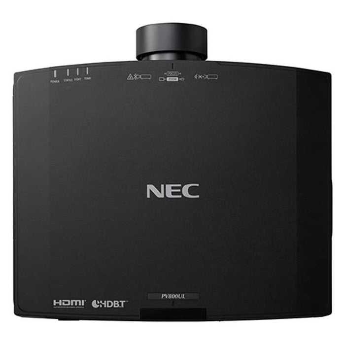 NEC NP-PV710UL-B1-13ZL 7100-Lumen Professional Installation Projector w/ Lens and 4K support (Black)
