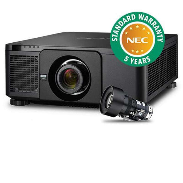 NEC NP-PX1004UL-B-18 10,000 Lumen Professional Installation Laser Projector with Lens