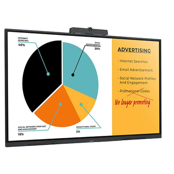 NEC 65'' Class AQUOS BOARD Interactive Display
