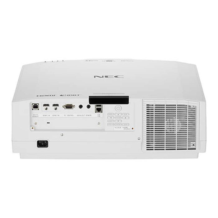 NEC NP-PV710UL-W1-13ZL 7100-Lumen Professional Installation Projector w/ Lens and 4K support (white)
