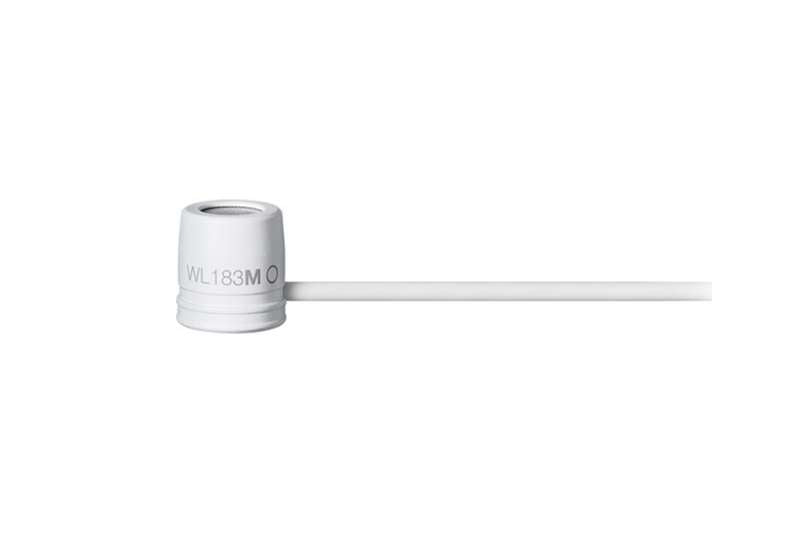 Shure WL183M Low-profile Omnidirectional Lavalier Microphone, White