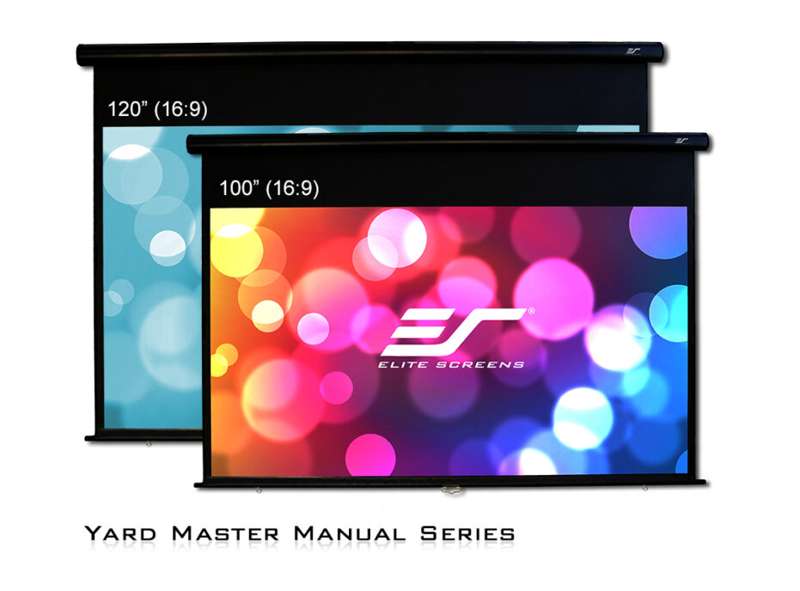 Elite Yard Master Manual Series 120 Inch Diagonal Manual Screen