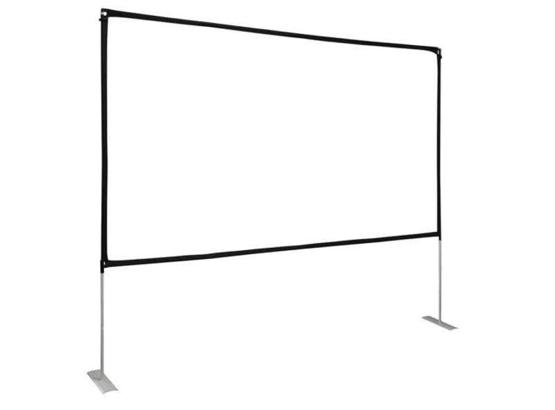 Elite Yard Master Lite Series, 125-inch Diag., 16:9 Portable Screen, SilkWhite 2 Material