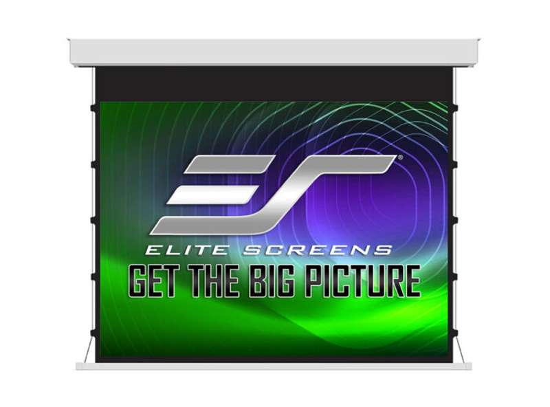 Elite Yard Master Tab-Tension Wireless Series, 140-inch Diag., 16:9 Electric Screen, MaxWhite Material