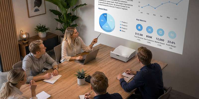 Optoma ZU600UST WUXGA 6,000-Lumen Ultra Short Throw Laser Projector