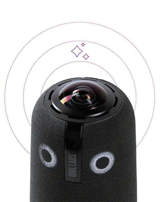 Owl Labs Meeting Owl 4+ and Owl Bar Bundle for 360Â° hybrid collaboration in 4K
