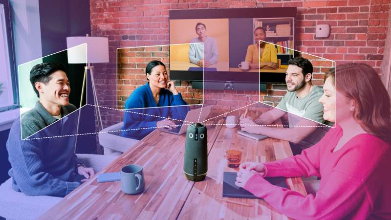 Owl Labs Meeting Owl 4+ and Owl Bar Bundle for 360Â° hybrid collaboration in 4K