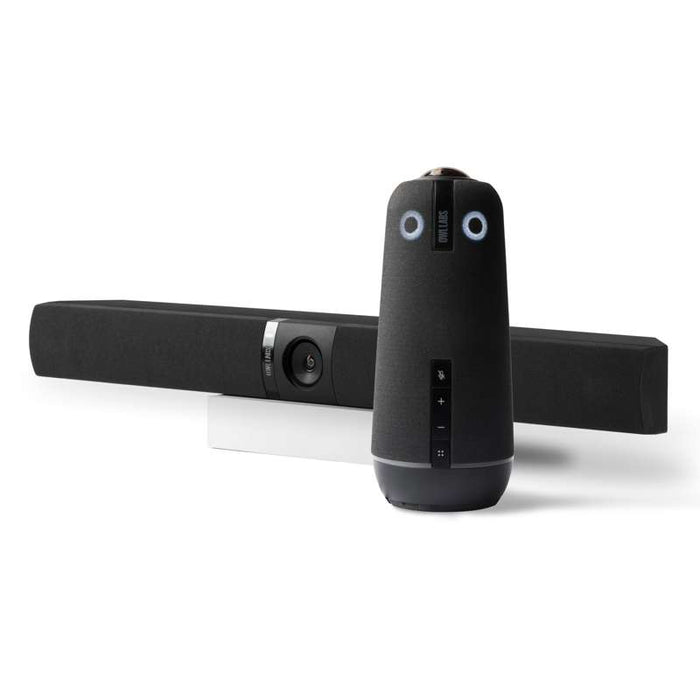 Owl Labs Meeting Owl 4+ and Owl Bar Bundle for 360Â° hybrid collaboration in 4K