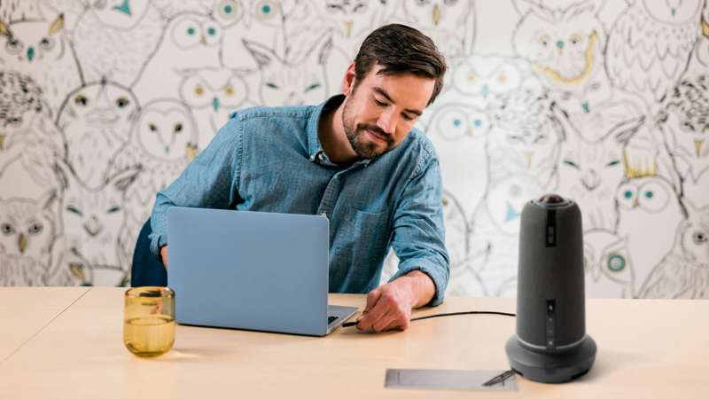 Owl Labs Meeting Owl 5 Pro AI‑Powered 360° Video Conferencing Camera