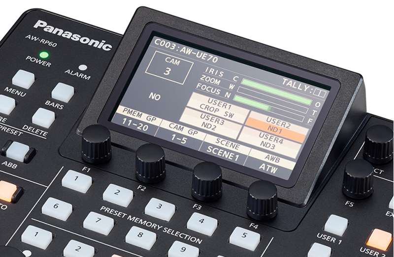 Panasonic Compact PTZ Camera Controller with 3.5" Color LCD