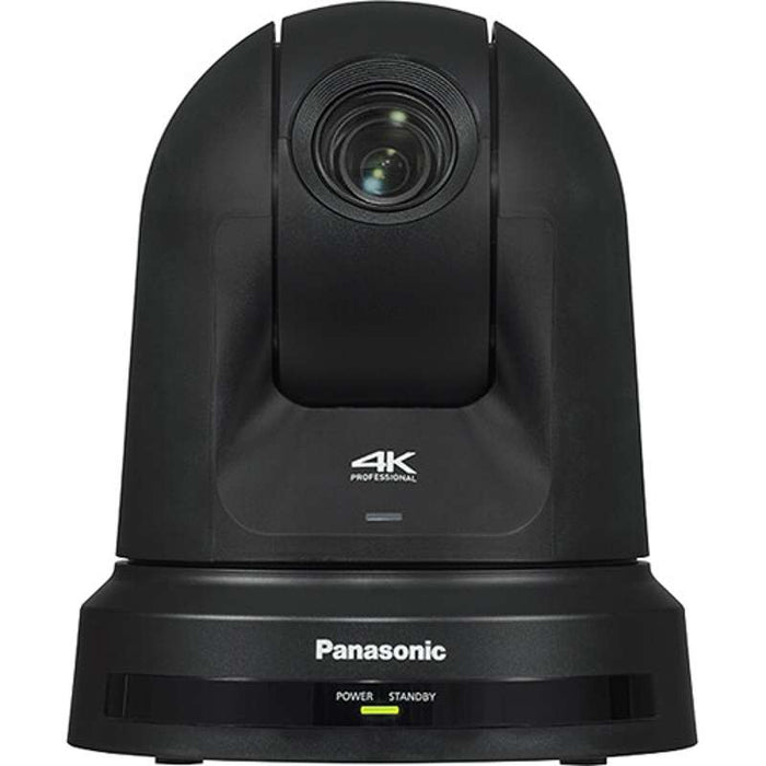 Panasonic 4K PTZ Camera with 24x Optical Zoom, Auto Tracking & NDI|HX (Black)