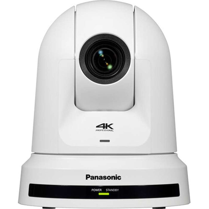 Panasonic 4K PTZ Camera with 24x Optical Zoom, 3G-SDI/HDMI, Auto Tracking & NDI|HX (White)