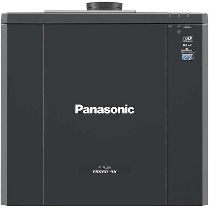 Panasonic PT-FRQ60 6000-Lumen 4K UHD 3D Laser DLP (Black) Projector