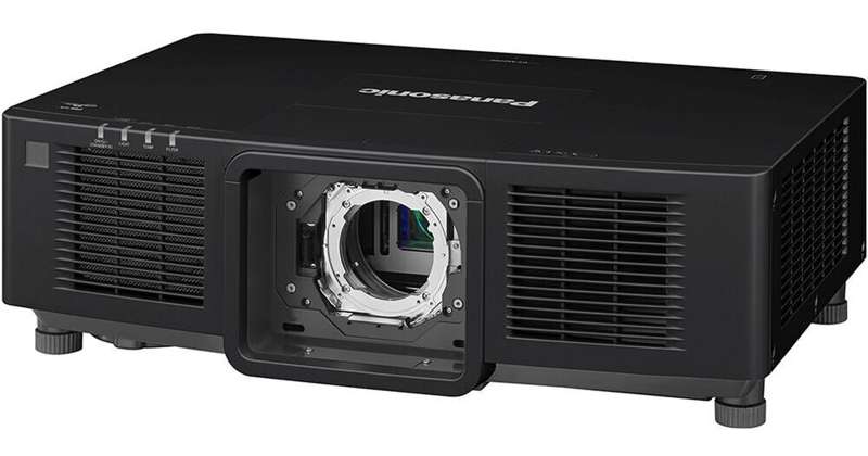 Panasonic PT-MZ14KLBU8 3-LCD WUXGA Laser Projector – 14,000 Lumens, 4K Input, Information Monitor (Lens Not Included, Black)
