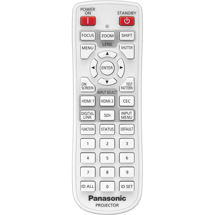 Panasonic PT-MZ14KLWU8 3-LCD WUXGA Laser Projector – 14,000 Lumens, 4K Input, Information Monitor (Lens Not Included, White)