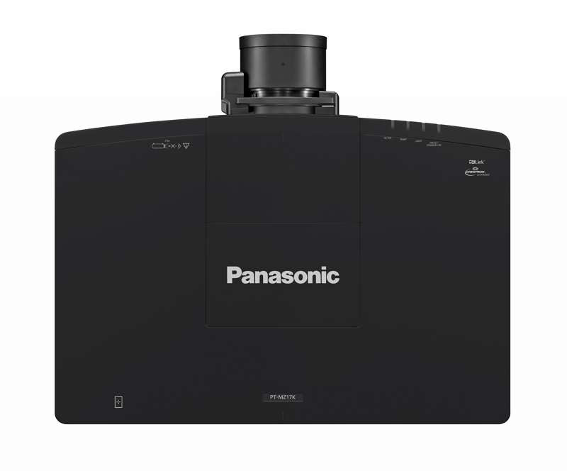 Panasonic PT-MZ17KLBU8 3-LCD WUXGA Laser Projector – 16,500 Lumens, 4K Input, Information Monitor (Lens Not Included, Black)