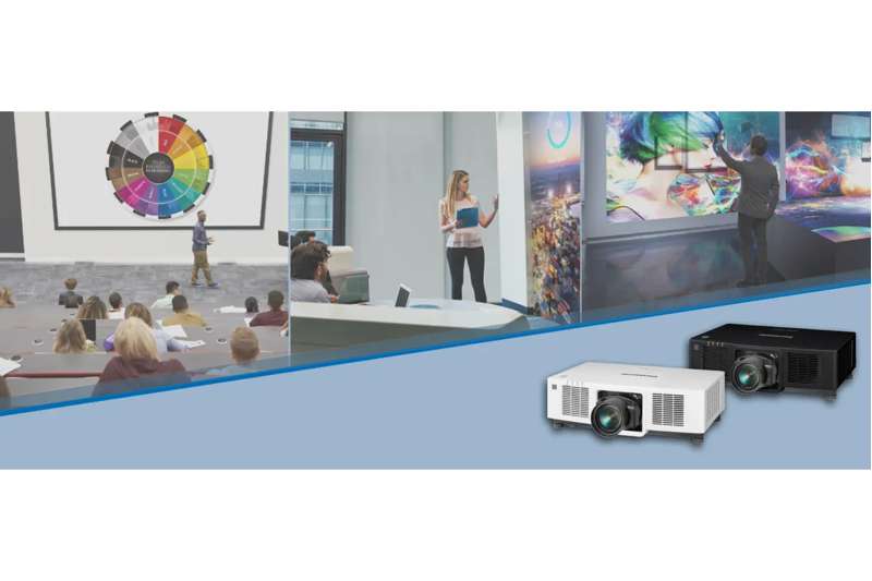 Panasonic PT-MZ17KLWU8 3-LCD WUXGA Laser Projector – 16,500 Lumens, 4K Input, Information Monitor (Lens Not Included, White)