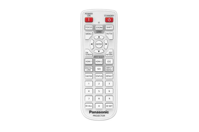 Panasonic PT-MZ17KLWU8 3-LCD WUXGA Laser Projector – 16,500 Lumens, 4K Input, Information Monitor (Lens Not Included, White)