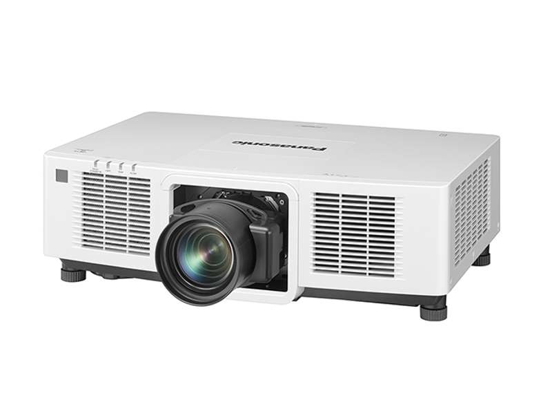 Panasonic PT-MZ20KLWU8 3-LCD WUXGA Laser Projector – 20,000 Lumens, 4K Input, Information Monitor (Lens Not Included, White)