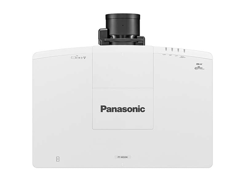 Panasonic PT-MZ20KLWU8 3-LCD WUXGA Laser Projector – 20,000 Lumens, 4K Input, Information Monitor (Lens Not Included, White)