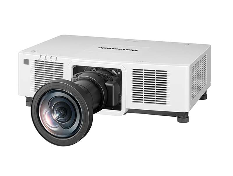 Panasonic PT-MZ20KLWU8 3-LCD WUXGA Laser Projector – 20,000 Lumens, 4K Input, Information Monitor (Lens Not Included, White)