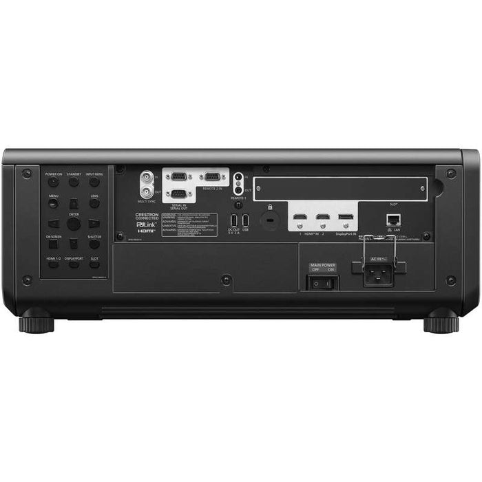 Panasonic 10,000 Lumens, Laser, 4K (3840 x 2400) Resolution with Quad Pixel Drive, Filter-Free, Lens Not Included, Black