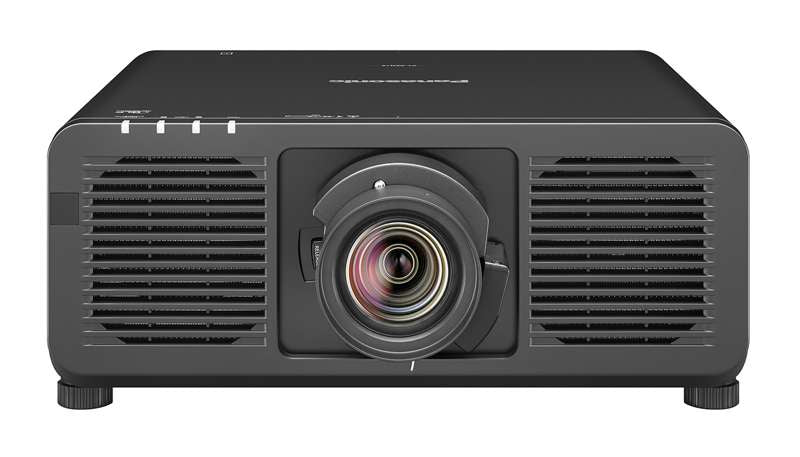Panasonic PT-REQ15LBU 1-Chip DLP 4K Laser Projector – 15,000 Lumens, Quad Pixel Drive, Filter-Free (Lens Not Included, Black)