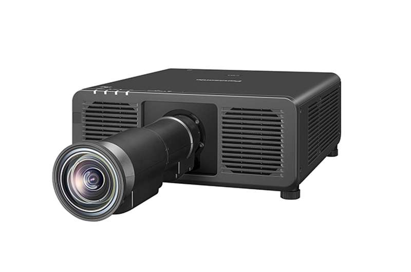 Panasonic PT-REQ15LBU 1-Chip DLP 4K Laser Projector – 15,000 Lumens, Quad Pixel Drive, Filter-Free (Lens Not Included, Black)