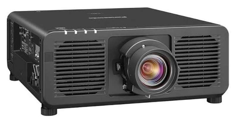 Panasonic 8,000 Lumens, Laser, 4K (3840 x 2400) Resolution with Quad Pixel Drive, Filter-Free, Lens Not Included, Black