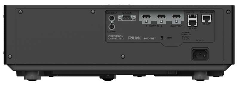 Panasonic PT-VMQ65 6,500-Lumen 4K 3LCD Laser Projector, Black