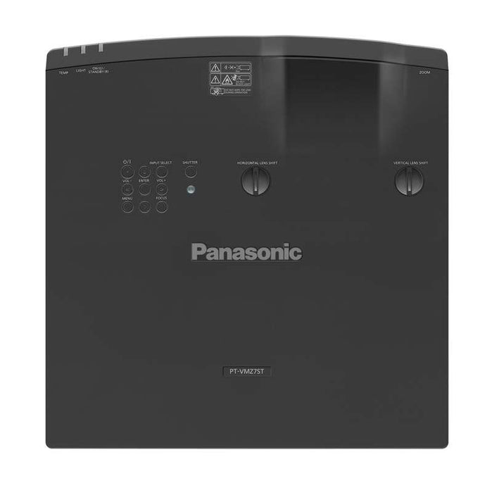 Panasonic PT-VMZ6ST 6,200 Lumens WUXGA Short Throw Laser Projector, Black