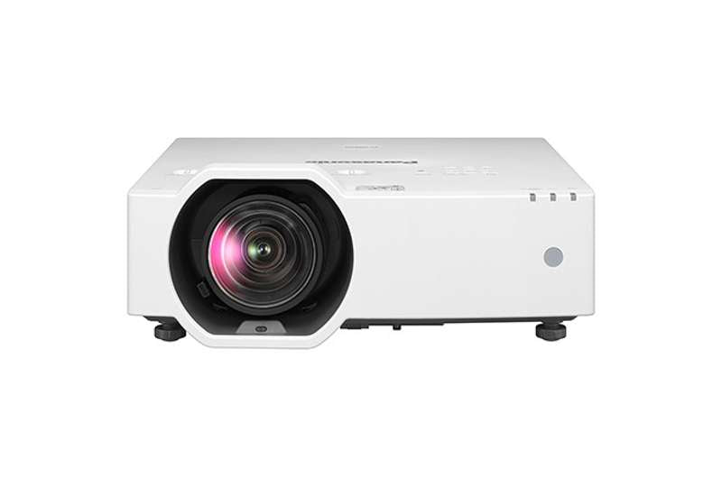 Panasonic PT-VMZ6ST 6,200 Lumens WUXGA Short Throw Laser Projector, White