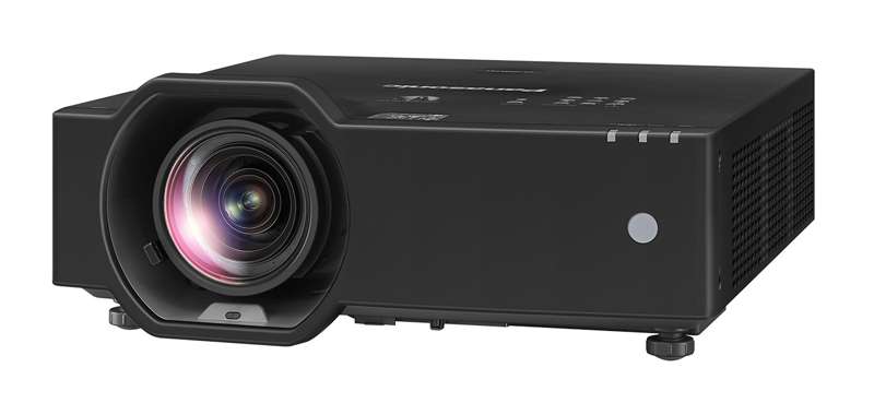 Panasonic PT-VMZ7ST 7,000 Lumens WUXGA Short Throw Laser Projector, Black