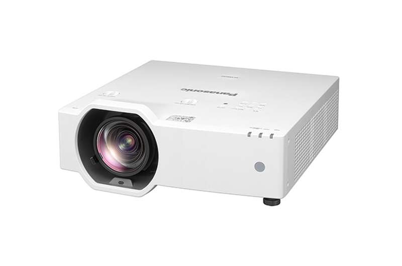 Panasonic PT-VMZ7ST 7,000 Lumens WUXGA Short Throw Laser Projector, White