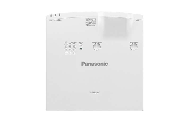 Panasonic PT-VMZ7ST 7,000 Lumens WUXGA Short Throw Laser Projector, White