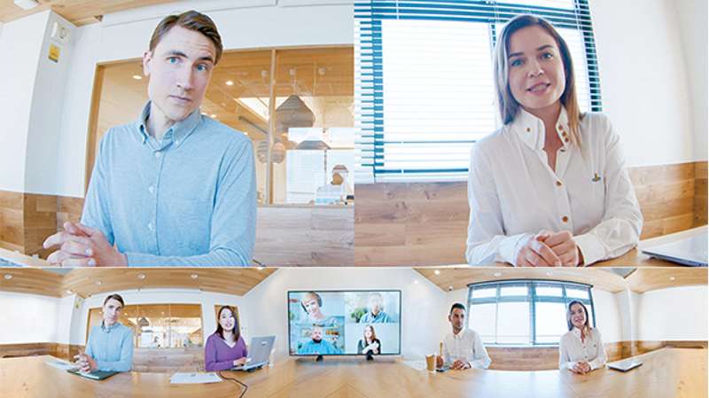 Panasonic TY-CSP1 All-in-one Web Conferencing System with 360-degree Camera, Mic and Speakers